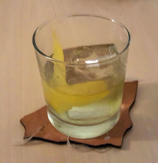 Absinthe Tequila cocktail