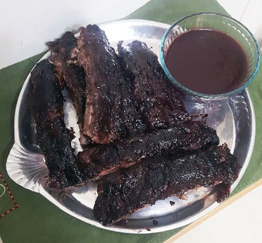 ribs blueberry bbq sauce