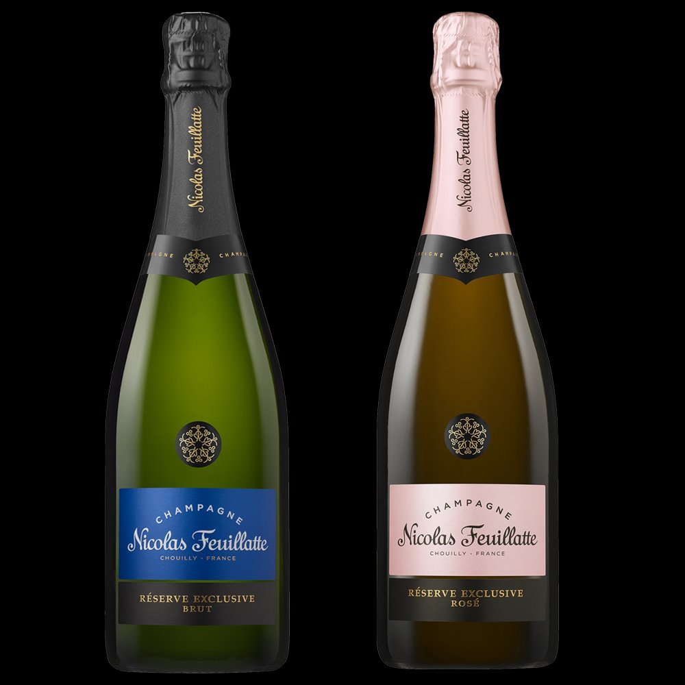 Review NV Nicolas Feuillatte Brut And Rose Champagne 2020 Drinkhacker