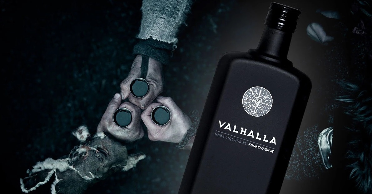 valhalla-banner-with-valhalla-bottle-and-three-shot-glasses-in-hands