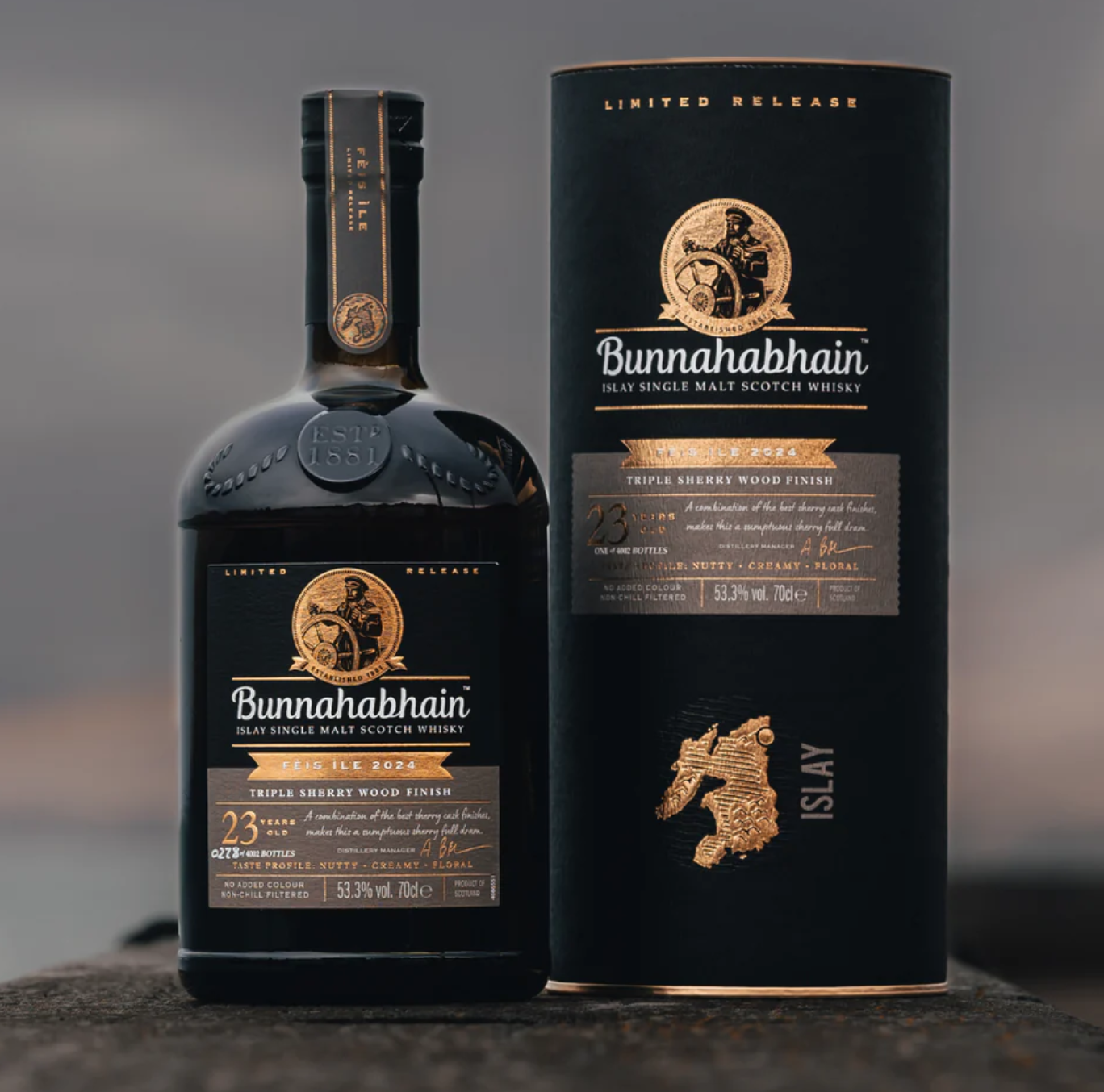 Bunnahabhain Fèis Ìle 23-year-old Triple Sherry Wood Finish